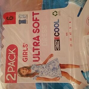 NWT! 2-pack dresses, blue tie dye